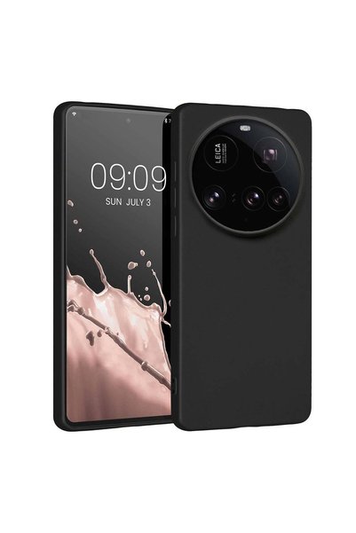 CaseOnn Mi 15 Ultra Case Flexible Soft Matte Silicone Black