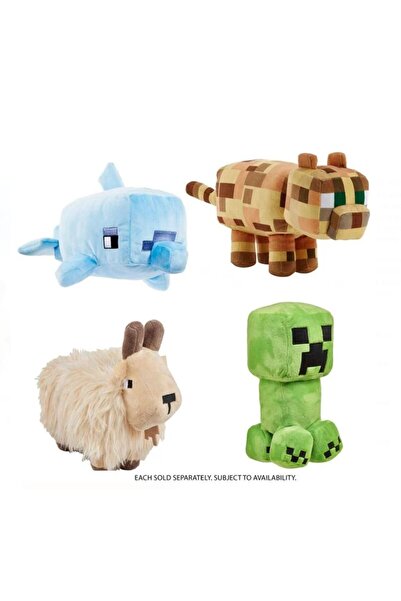 mattel Minecraft Figurina de Plus 20 cm – Personaj Moale, Textil Premium,