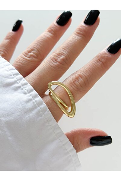CHARMLUCKY Oval Spiral Ring