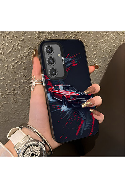 Hontinga حافظة صلبة رفيعة مضادة للسقوط بنمط السيارة الكلاسيكية متوافقة مع هات...