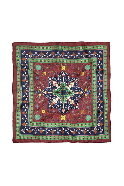 Sultan İpek وشاح/باندانا من القطن والبوليستر بنمط عرقي 60x60 سم
