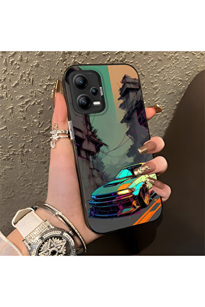 Hontinga حافظة صلبة رفيعة مضادة للسقوط بنمط سيارة رياضية متوافقة مع هاتف Redm...