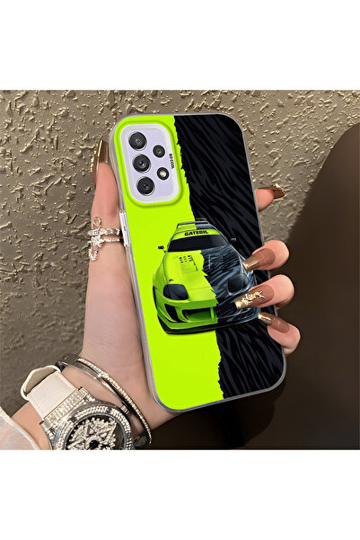 Hontinga حافظة صلبة رفيعة مضادة للسقوط بنمط لامبو متوافقة مع هاتف سامسونج جال...