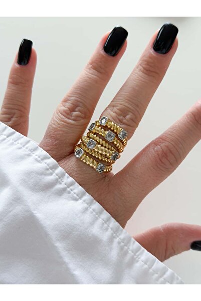 CHARMLUCKY Baget Stone Ring (Adjustable)