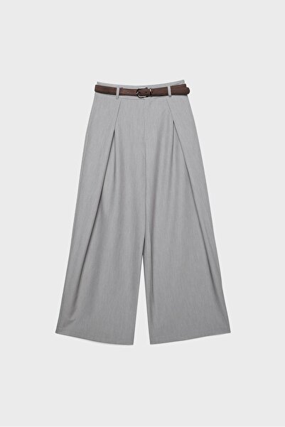 Stradivarius Maxi-dart trousers with belt