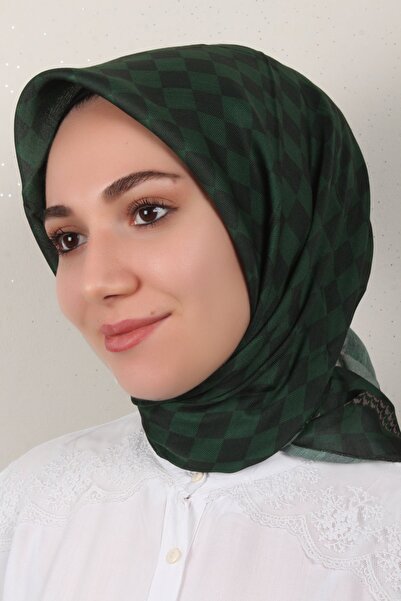 PİRAMİT Nirvana Soft Eşarp 3343-6 Çam Yeşili