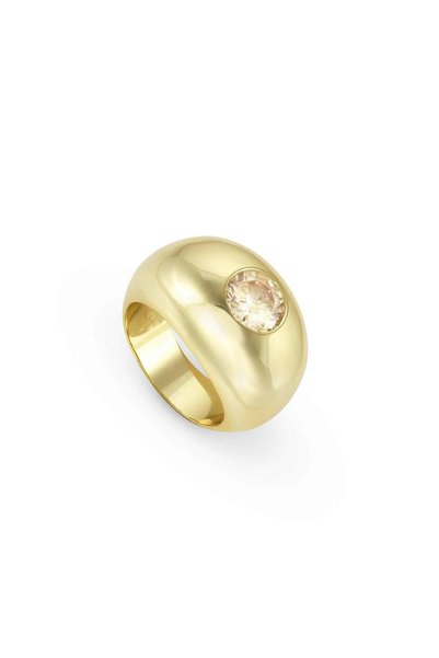 NOMİNATİON 925 Ayar Gümüş ve kübik zirkonya -Sarı Altın-Zengin-GOLD
