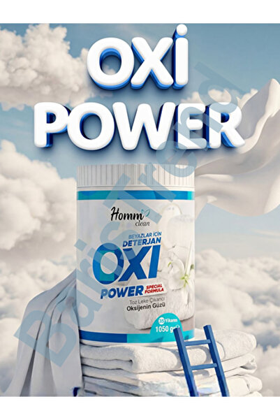 Homm Bitkisel Homm Clean Oxi Power Beyazlar Toz Leke Çıkartıcı 1050gr