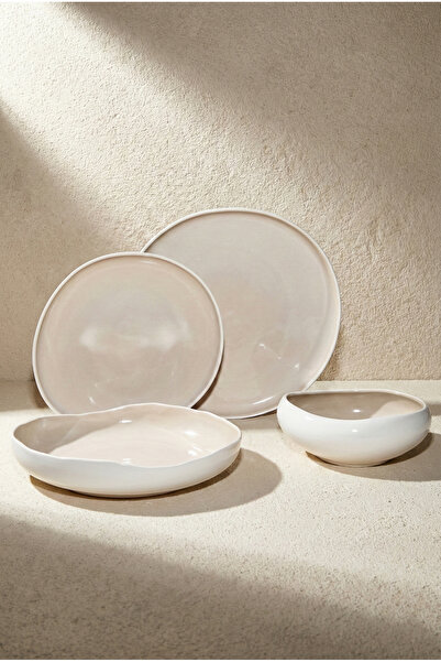 Perotti Roma Beige 24 Parça 6 Kişilik Porselen Yemek Takımı