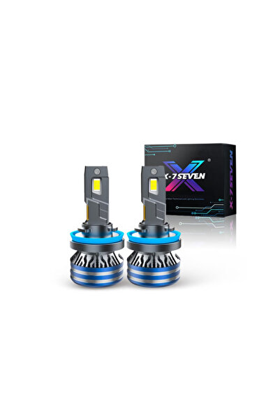 X7Seven Becuri LED H11 X-7SEVEN 150W, 28000LM, 6500K Alb Rece, Canbus Anti-er...