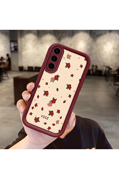 Hontinga حافظة هاتف من مادة السيليكون المقاومة للصدمات باللون الأحمر الوردي م...