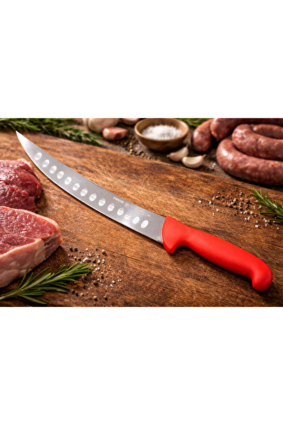 PİRGE Butcher's Kavisli Et Doğrama Bıçağı 26 cm Oluklu