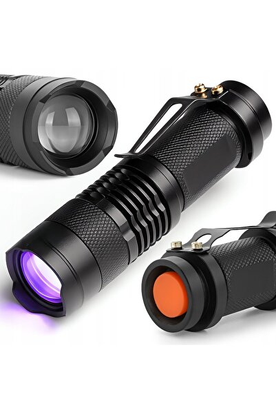 zola Тактически UV фенер с функция за мащабиране, водоустойчив, IPX4, захранв...