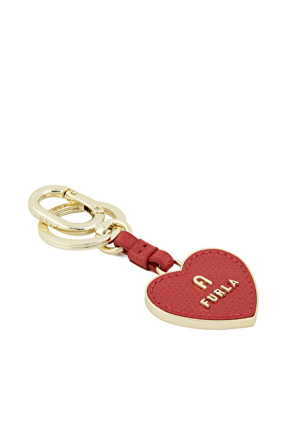 FURLA keychain woman Ruby Camelia Keyring Hear