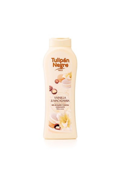 Tulipan Negro Gel de duș cu vanilie și macadamia, 650 ml,