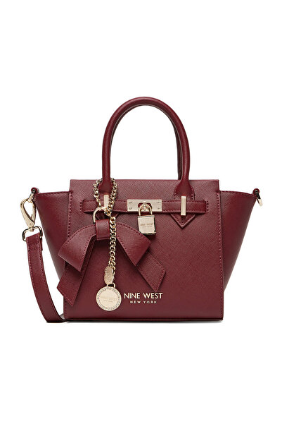 Nine West handbag woman burgundy CEO-Chelsea-Charm-I-