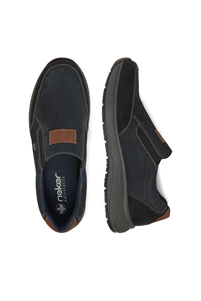 Rieker men's half-shoes black B7654-02