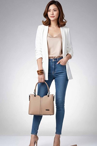 vynor atelier حقيبة يد نسائية - حقيبة يد يومية متوسطة الحجم مع إكسسوارات 18 س...