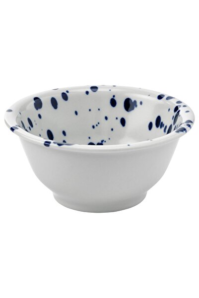 IKEA Bol SILVERSIDA, cu model/albastru, 14 cm