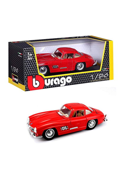 BBURAGO 1:24 w/o stand - MERCEDES BENZ 300 SL (1954) Diecast Model Car