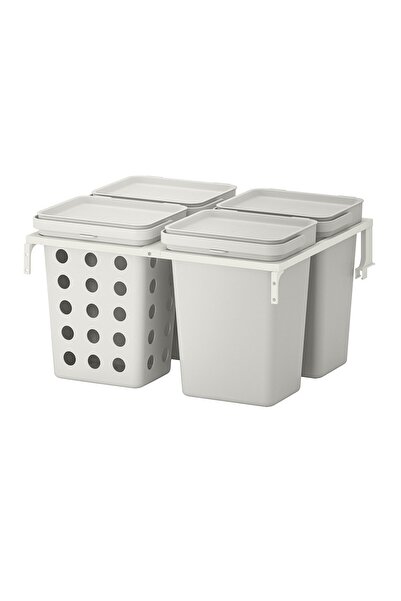 IKEA Soluție de sortare a deșeurilor HÅLLBAR pentru sertarul de bucătărie METOD