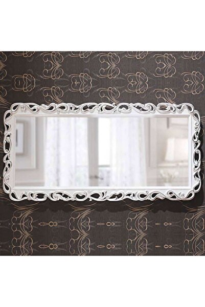Dekordelisi Antik Avantgarde Avin Konsol Ayna Beyaz EN: 180 cm BOY: 79 cm