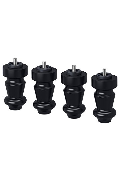 IKEA Picior BRATTVÅG, negru, 10 cm