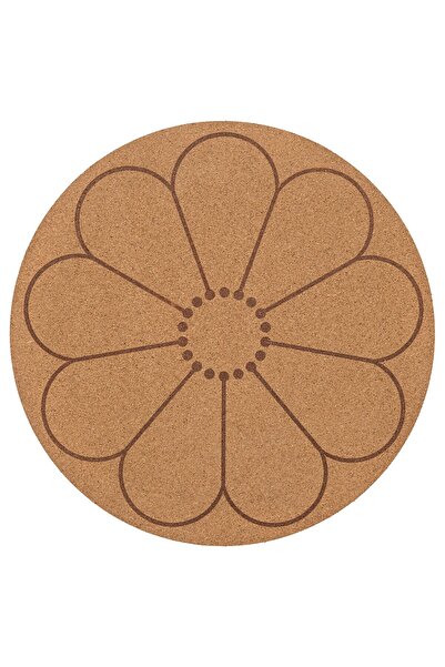 IKEA Suport pentru farfurii SVARTVIDE, model plută/floral, 35 cm