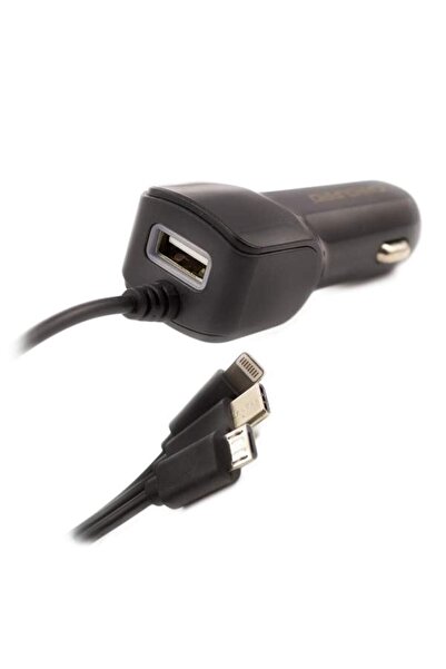 CarGuard Universal charger with fast charging Type-C - Micro-USB, iPhone -
