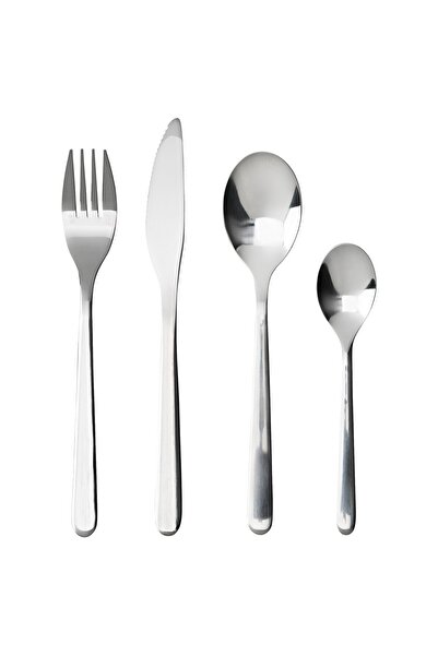 IKEA FÖRNUFT Cutlery Set, 24 Pieces, Stainless Steel