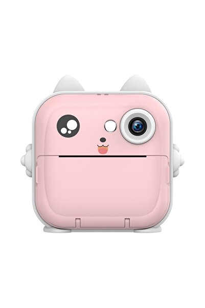 FOXMAG24 Cameră foto cu mini imprimantă termică, pentru copii, 1200mAh, 48MP