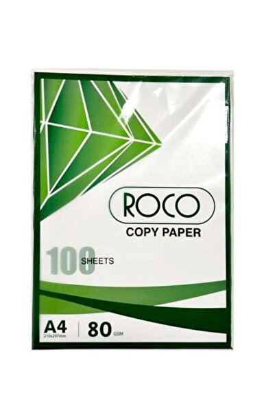 AZOZ MERCHLY ROCO Copy Paper Plain White A4 80 gsm 100 Sheets