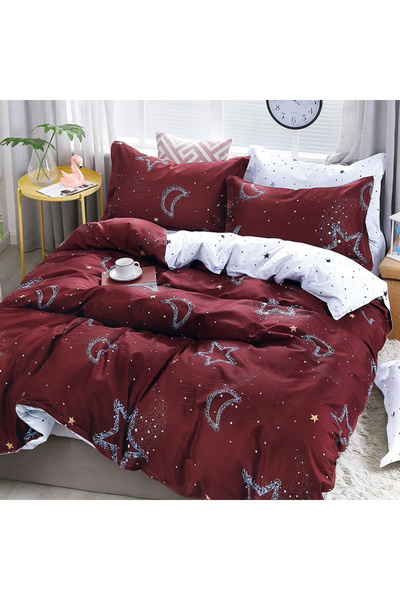 OEM Bed linen 230x250 for double bed 2 people, 4 pieces, Satin cotton, DREAM-...