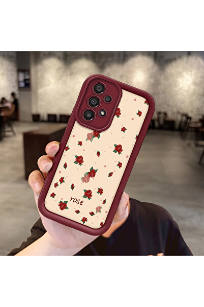 Hontinga حافظة هاتف من مادة السيليكون المقاومة للصدمات باللون الأحمر الوردي م...