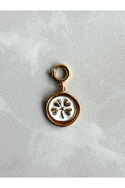 Nour Co Charm Pendant and Bracelet Charm White Clover