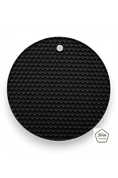 5Gen Tasarım Siyah Silikon Nihale & Kalburabastı Şekillendirici, Petek Desenl...