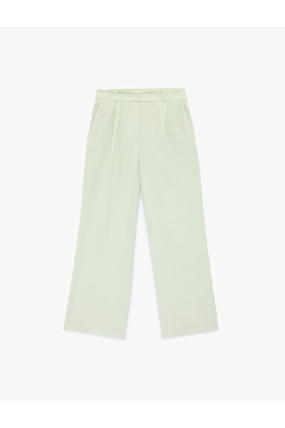 Koton Палирати с дълбоки джобове, висока талия и широки крачоли панталони