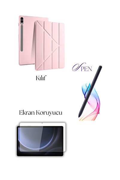 Fuchsia Tablet Case Compatible with Galaxy Tab S10 Plus S Pen Tablet Pen Temp...