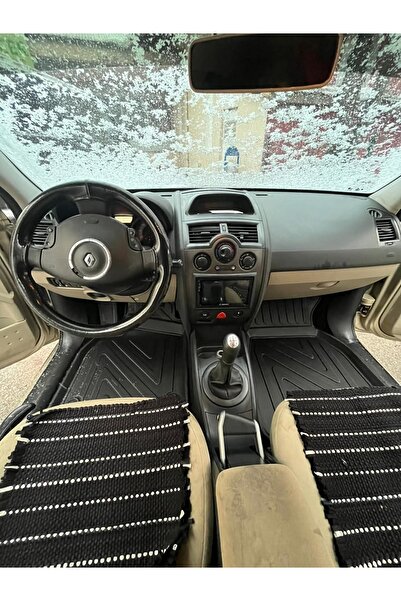 ACK Dizayn RENAULT MEGANE 2 SEDAN ARACA ÖZEL 4D HAVUZLU PASPAS TAKIMI KARBON A+