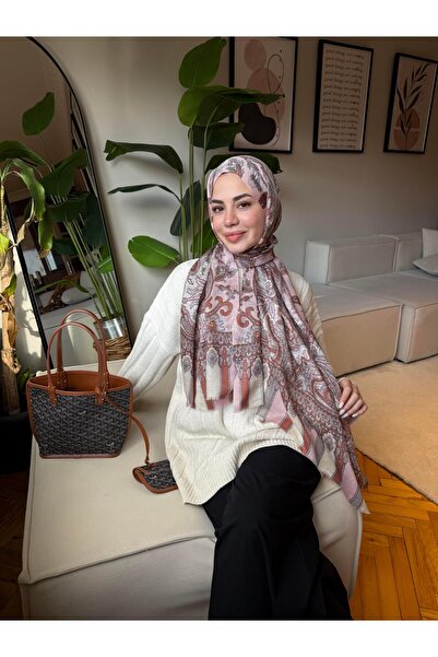 diorel Rose Etro Yün İpek Şal