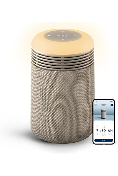 BLUEAIR Air Purifier Bedroom Mini Restful - HEPA Silent Filter Sunrise Alarm ...
