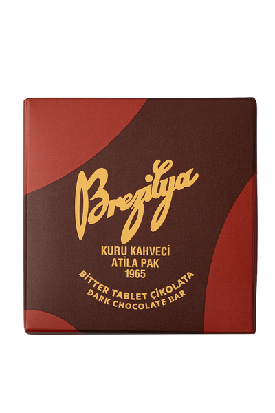 Brezilya Kuru Kahveci Atilla Pak BREZİLYA BİTTER TABLET ÇİKOLATA