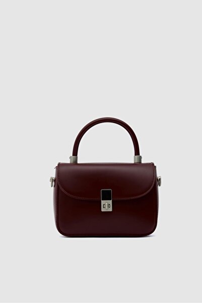 Shule Bags Cobble Small Сумка через плече бордова