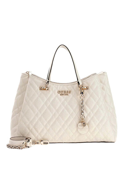 Guess حقيبة يد نسائية بيضاء من Isemay Girlfriend للكتف واليد HWGG9628060-OFF