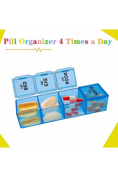 KASTWAVE عبوة تنظيم اقراص الدواء 4جرعات -7 ايام