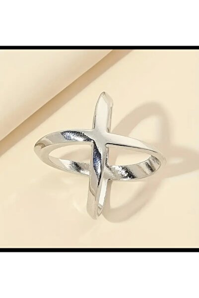 CN Durable Gray Scarf Ring with Geometric Pattern Shawl Buckle