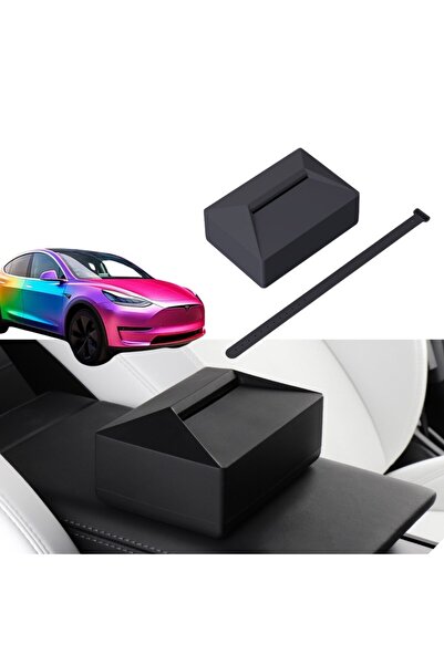 TESLA Model Y - Model 3 Koltuk Arkası ve Orta Konsol Cybertruck Mendil Kutusu...