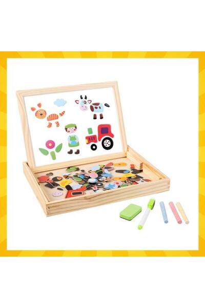 KRUZZEL Magnetic educational writing board, in box