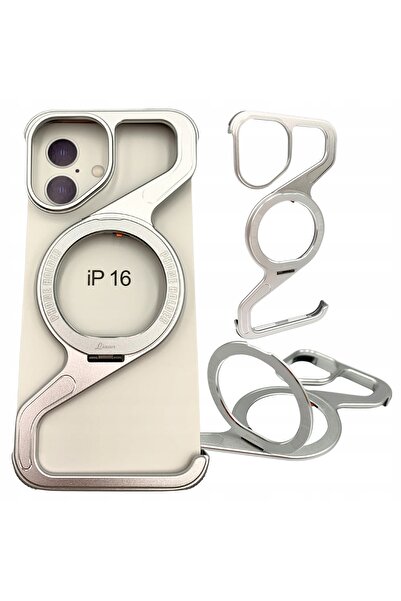 Other Case for iPhone 16 Armored Magsafe Metal Case Titanium Holder