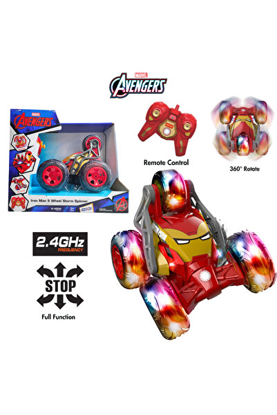 Marvel - Iron Man Rc Stunt Cruiser - Red